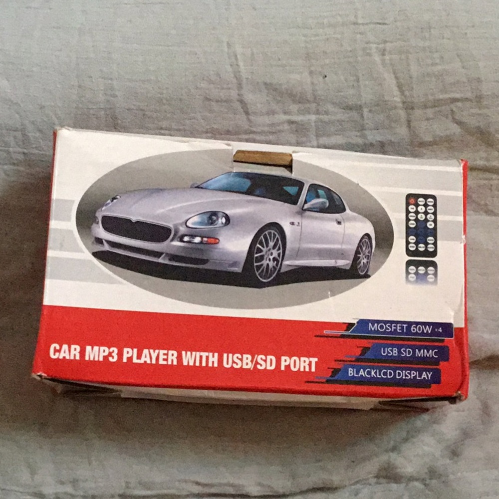 Car MP3 Player with USB/SD Port - Black